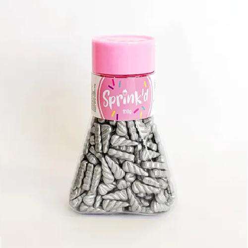 Sprink'd Sprinkles - Unicorn Horns Silver - Click Image to Close